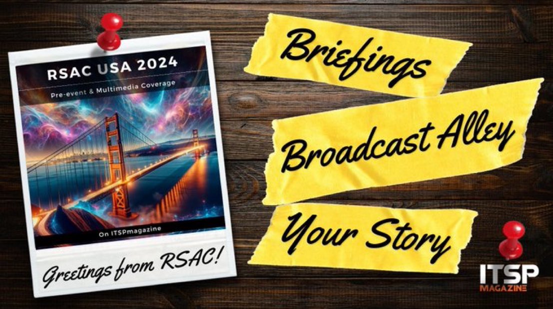 🌁 📌 Greetings from @RSAConference USA 2024 in San Francisco! Let's go On Location with @sean_martin & @MarcoCiappelli 🎙 Book a briefing with us 📺 Sit down with us in Broadcast Alley 🌏 Share your story with our global audience! 🔔 ⤵️ itspmagazine.com/technology-cyb… #RSAC #RSAC24