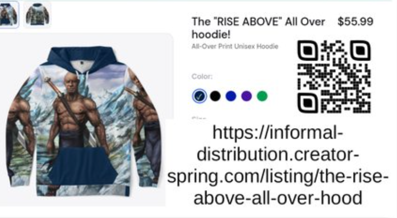<a href="/KeyuJin/">Keyu Jin</a> <a href="/AdamMinter/">Adam Minter</a> A simple Rendition of Inspiration on your hoodie!
Meant to encourage the wearer and those around them to rise above the riff raff to become the peak humans they were Created by Almighty God to be.👇🏿
…ormal-distribution.creator-spring.com/listing/the-ri…