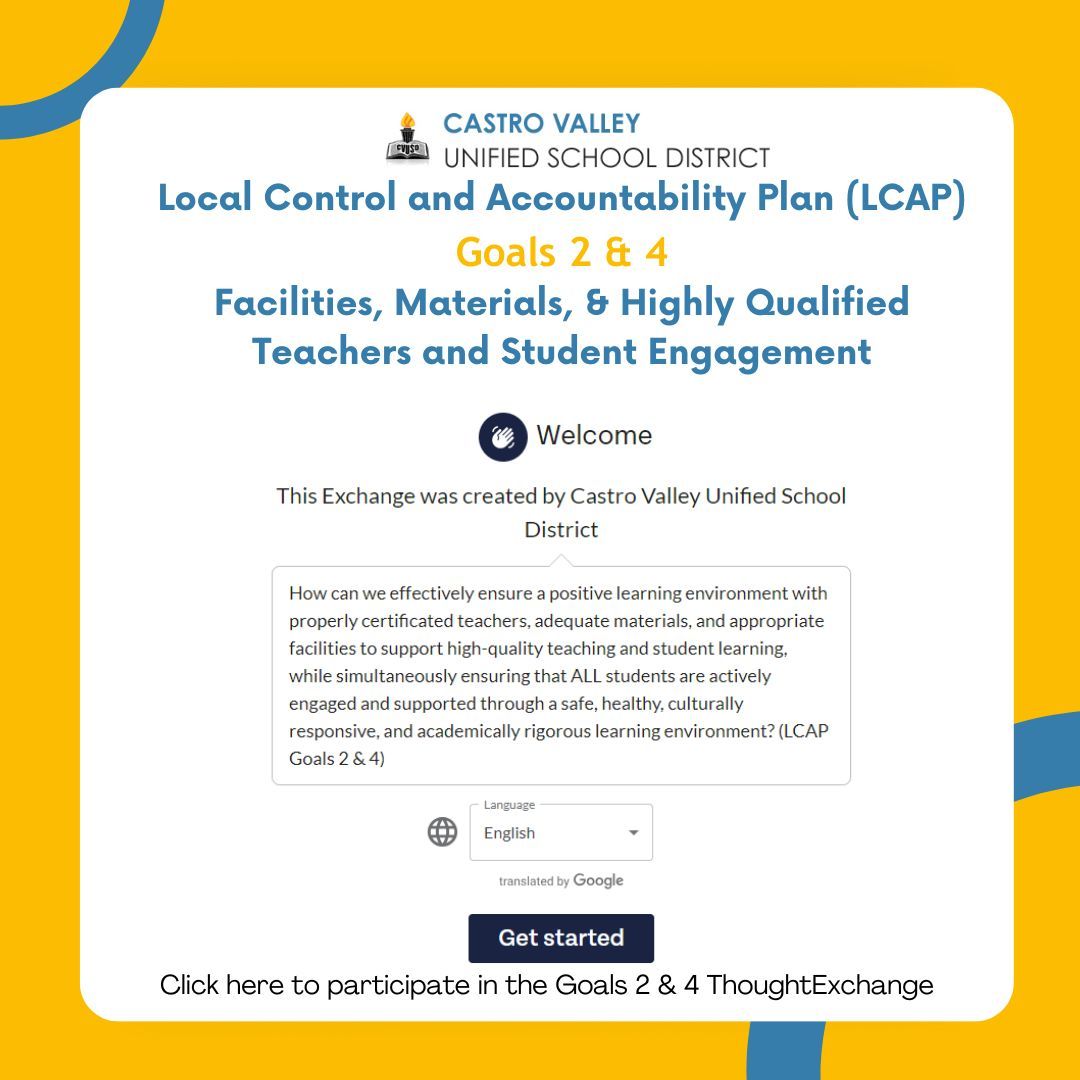 💺📚 LCAP Goals 2 & 4 are all about creating an ideal learning environment! We're addressing Facilities, Materials, Highly Qualified Teachers, and boosting Student Engagement. What are your thoughts on these crucial aspects? Let us know! 🏫🗣️buff.ly/3SCHRbQ