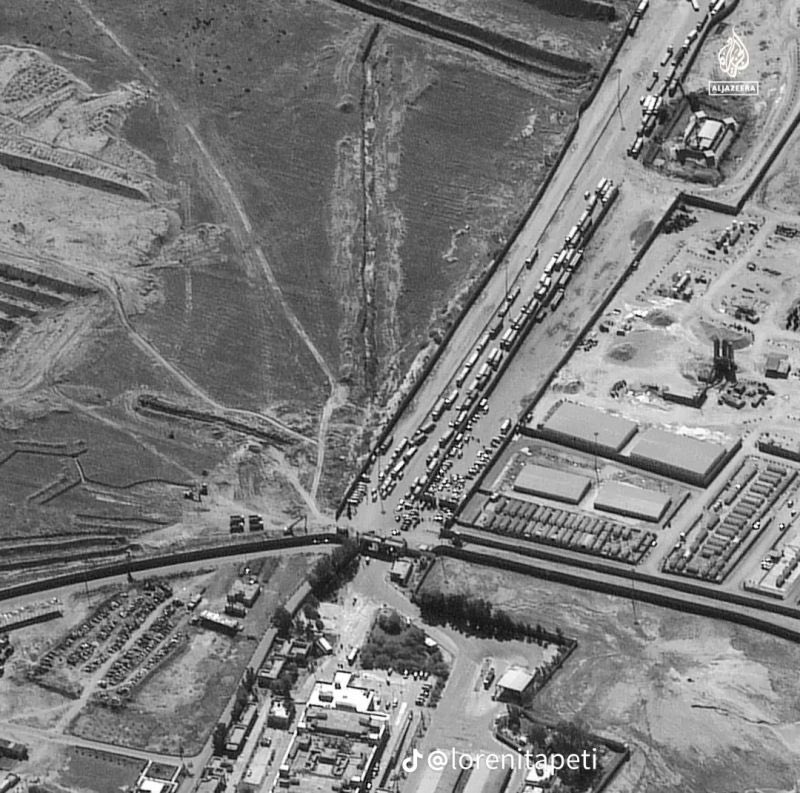 warfareanalysis's tweet photo. 1. The UAE is funding the American Gaza port.

2. The goal is to transport the people of Gaza from Gaza to Cyprus and scatter them around Europe and North America.

3. They couldn’t smuggle traitor Palestinians through Rafah crossing. They will be doing it through the Port.

4. Those traitors' job is to convince the Gazans to leave Gaza for Europe. (Pro-Israel conservatives, how you doing?🤣)

5. They will perform humanitarian work, establish field hospitals, and treat the injured, all in preparation.

6. They need Gaza empty. Free of people. For settlements and for controlling the Gaza shores (Gas) 

7. The Rafah crossing is more than capable of handling aid. That's why they don't allow trucks entry. The US has full control over Egypt and Israel. One American order over the phone could open the crossing.

📀Attached photos show the aid trucks waiting for Rafah crossing to open. 

📍Save this post and come back to it when it happens.