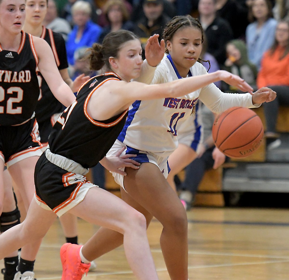 tgsports's tweet photo. Photos: West Boylston defeats Maynard to advance to D5 girls' basketball state semifinal @WBMHSAthletics @Maynard_AD @SteveLanava https://t.co/aqYHysFEEL https://t.co/BgQzLCOGtM