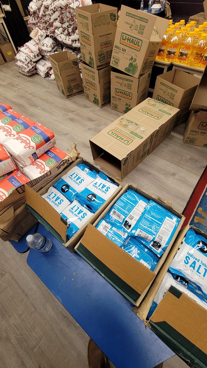 Additionally, we extend our gratitude to MSOG for generously providing their space for packing and distribution, and to Butcher Shop for arranging the groceries. If anyone knows a family in need, please let them know about this assistance available over the weekend.