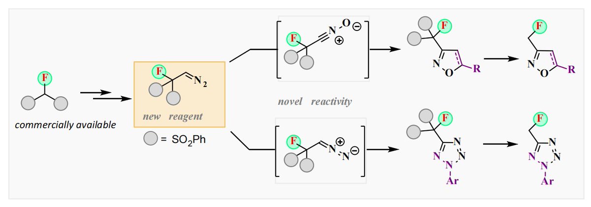 Check out our most recent work in the development a new fluorinated diazo reagent and its reaction study. Now published in the flagship journal of Chinese Chemical Society /<a href="/CCSChemistry/">CCS Chemistry</a>  chinesechemsoc.org/doi/10.31635/c…