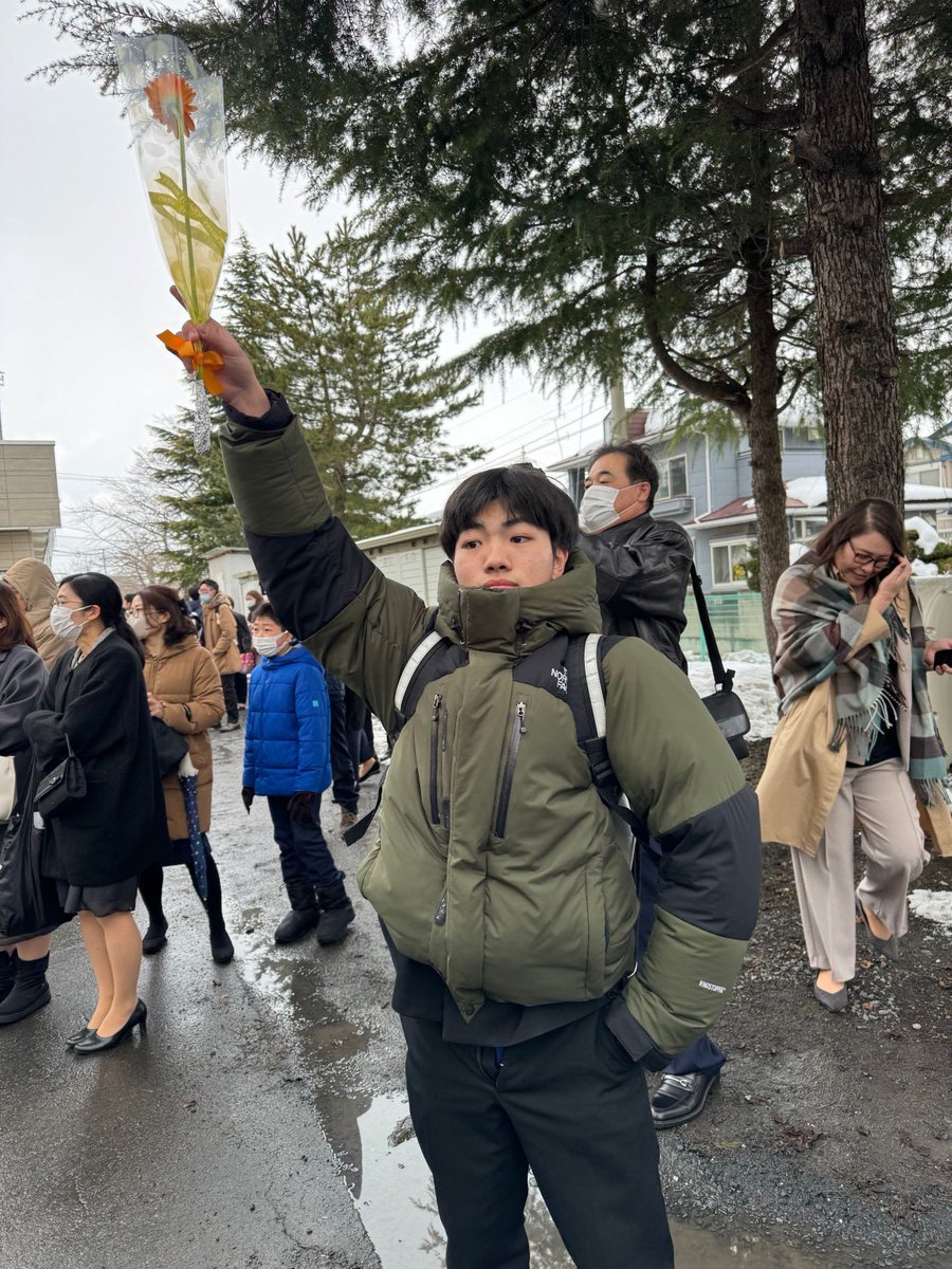 弟、 中学校卒業㊗️おめでとう！