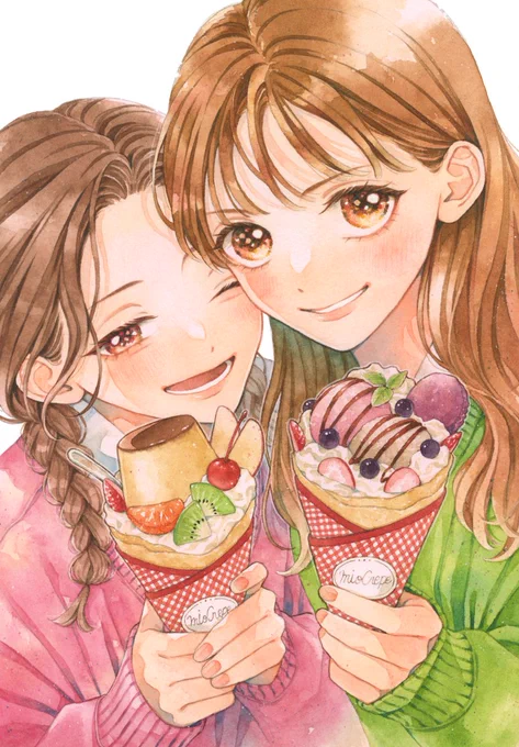 #アナログイラスト#透明水彩#ホルベイン 