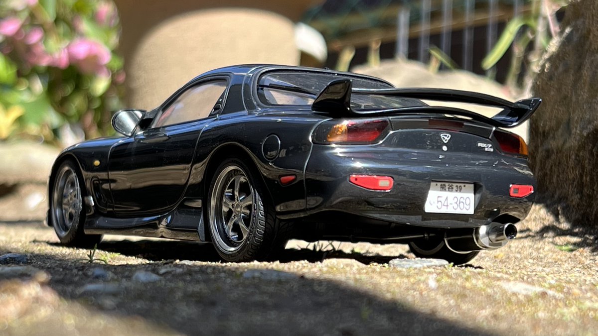 フジミの頭文字D 岩瀬恭子 FD3S RX-7改 完成した。