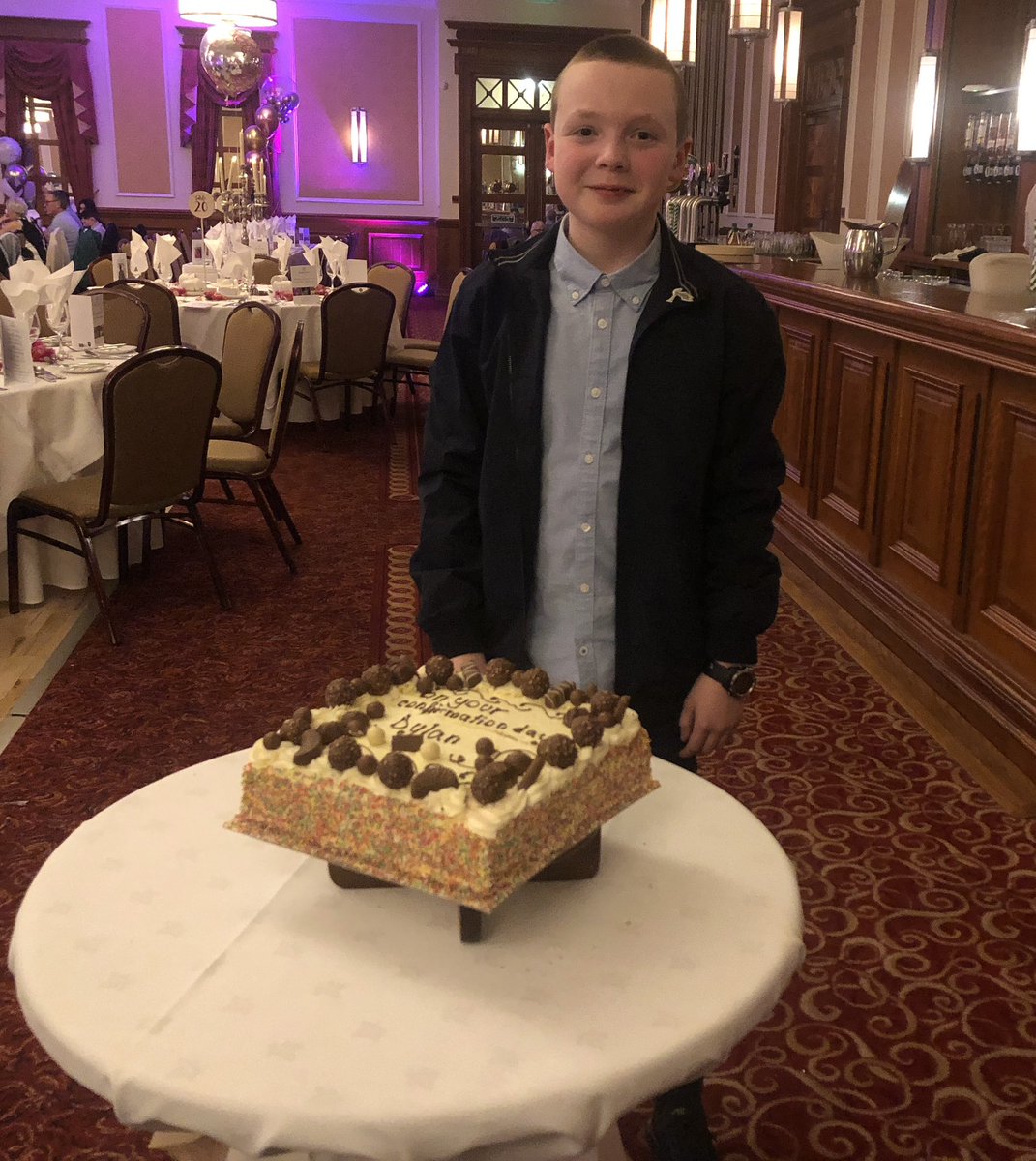 We had a fantastic day yesterday at Dylan’s Confirmation day. Thanks for all the cards and presents that Dylan received, you are all too kind. A big shout out to Mo, John and all the staff at the <a href="/HamletCourt/">Hamlet Court Hotel</a> for making the day so special and the food was fabulous.