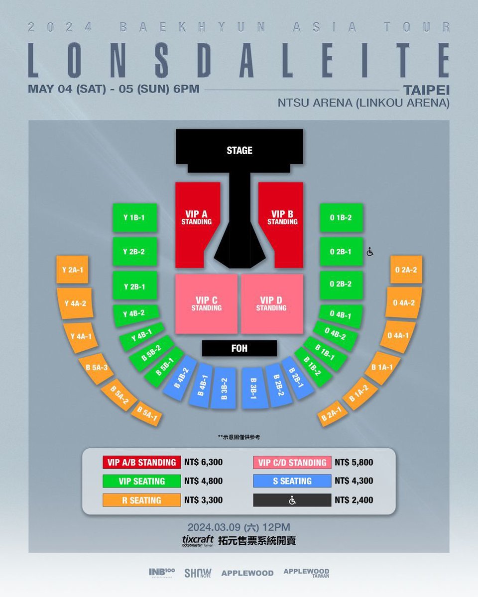chasingrebels's tweet photo. WTS Baekhyun Lonsdaleite in Taipei

05/04 
1x B4B1 S SEATING

DM if interested!

#2024BAEKHYUNAsiaTour https://t.co/Kh8e98h3GE