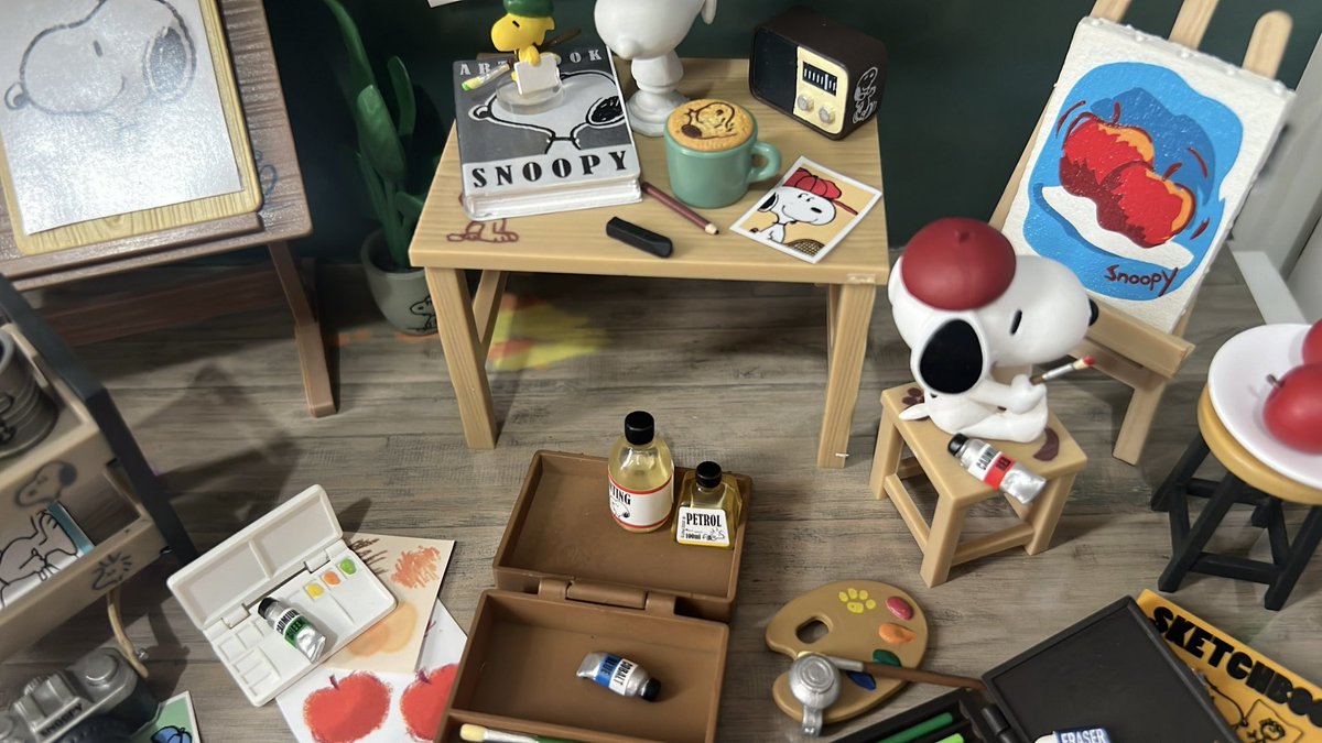 hironhyo's tweet photo. snoopy art studio is done ! 🫶🏻 https://t.co/IFv7IUDrVk