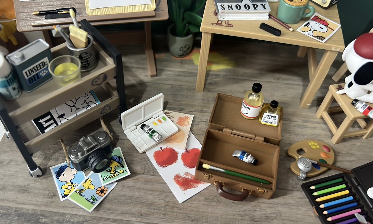 hironhyo's tweet photo. snoopy art studio is done ! 🫶🏻 https://t.co/IFv7IUDrVk