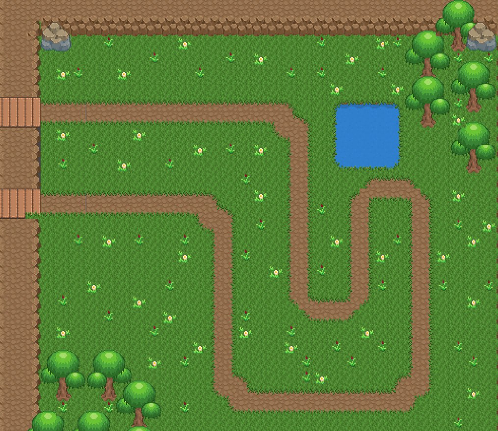 Strategize amidst the towering trees and verdant landscapes in this nature-filled level. #screenshotsaturday #indiegames #indiedev #gamedev #TowerDefense #pixelart