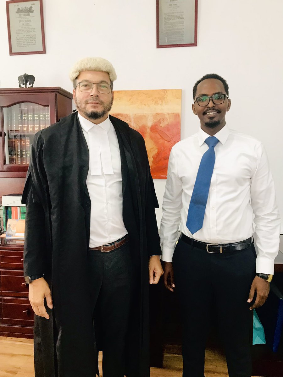 It was privilege to have had a meaningful meeting with Chief Justice Ronny Govinden of the Seychelles Supreme Court. His gracious reception in his office set the tone for an engaging discussion centered around maritime threats and due process.