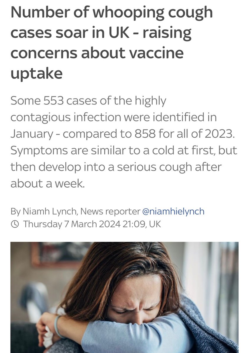 Any headline referring to whoopingcough/StrepA/Measles is met with “scaremongering” “another jab” “we coped before” “I’ll trust my immune system” comments. 
We are so utterly stupid. No wonder it was so easy to get us “back to normal” & treat illness like it was good for us! 😔