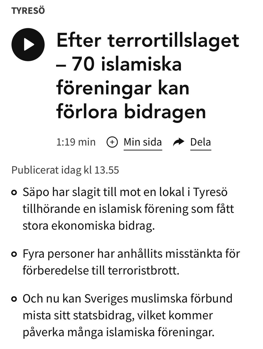 Edward_Norden_'s tweet photo. En svensk mjölkbonde med växtodling har 450 lagkrav att ta hänsyn till. Mer än 20 journaler, 30 tillstånd och 20 berörda myndigheter. Detta kontrolleras av minst en part. Även av satellitbilder över gårdarna.

Samtidigt kan islamister få miljonbidrag utan vidare. År efter år. https://t.co/IlbieHCh3N