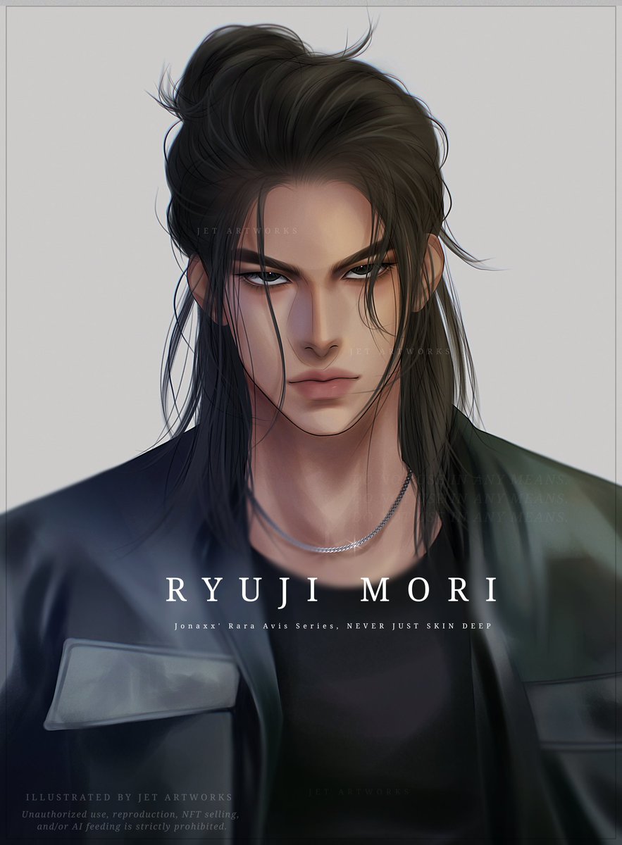 “To this day, the only boy who I could touch freely was Ryuji. He was the only one. Maybe it's because I still think he remained on that top shelf glass, I could never have or touch.” - Enya

Here, bb. Ryuji Mori, for u. 🥹🥹

#jonaxx #jslartist #NeverJustSkinDeep #RaraAvisSeries