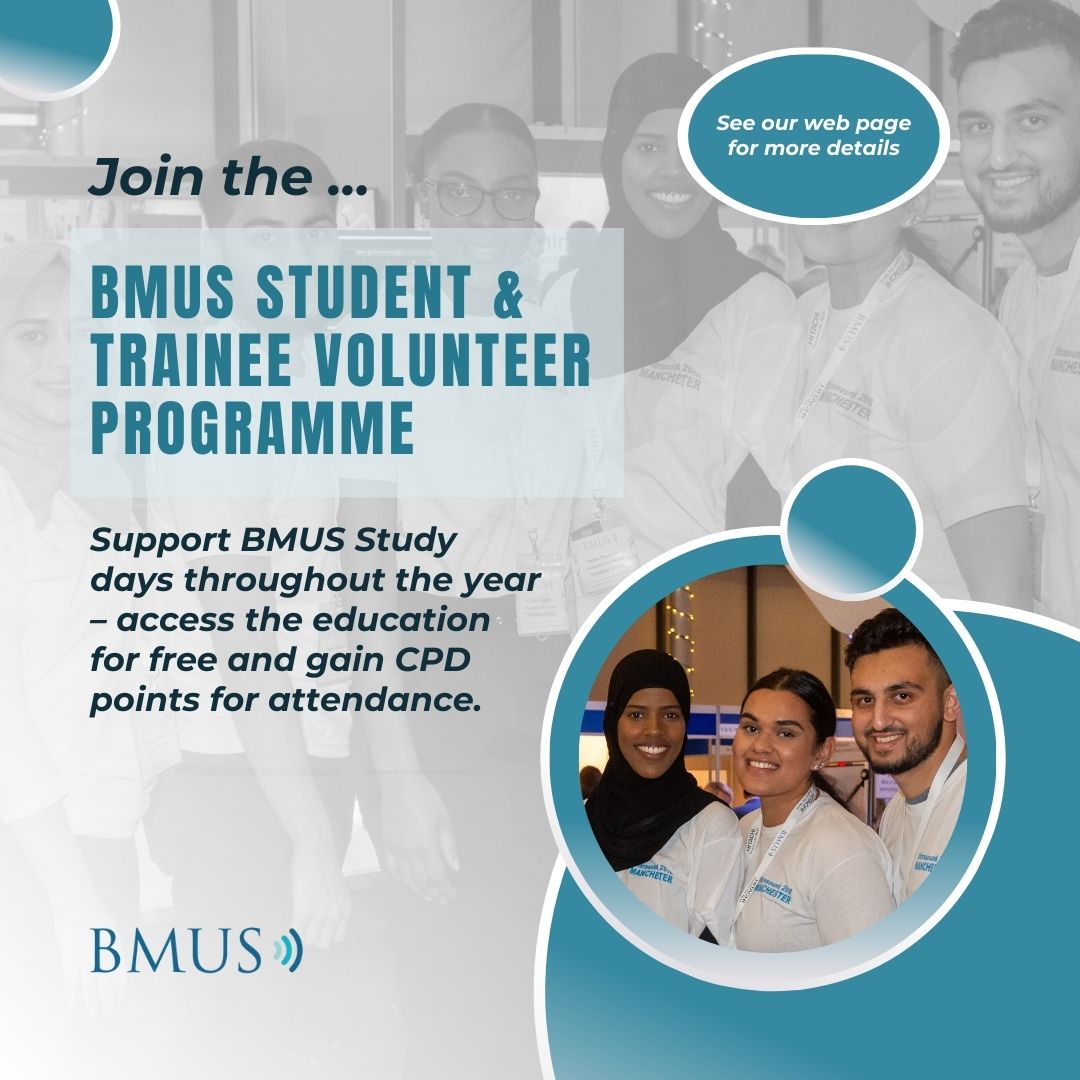 BMUS is looking for locally based student members who would be able to help out during our study days. Find out more at bmus.org/student-and-tr…