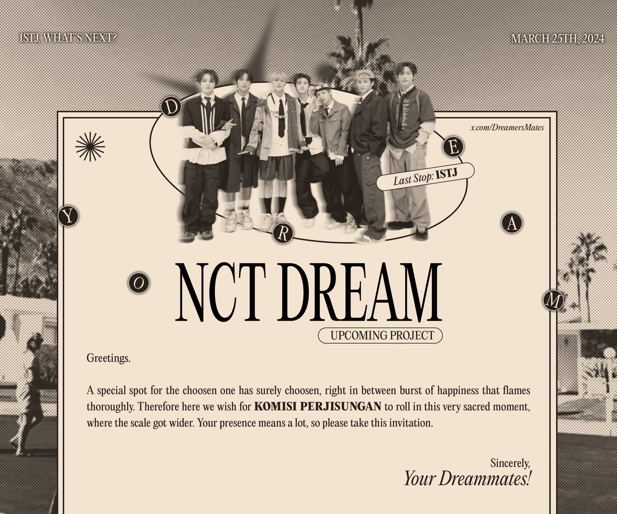 Nothing can be any better than being a part of <a href="/DreamersMates/">✧</a>' exhilarating history so without being mentioned, of course it's a big yes for us to attend such a thrilling event! We packing our stuff ready, so make sure to greet us once I'm arrived at the main gate!