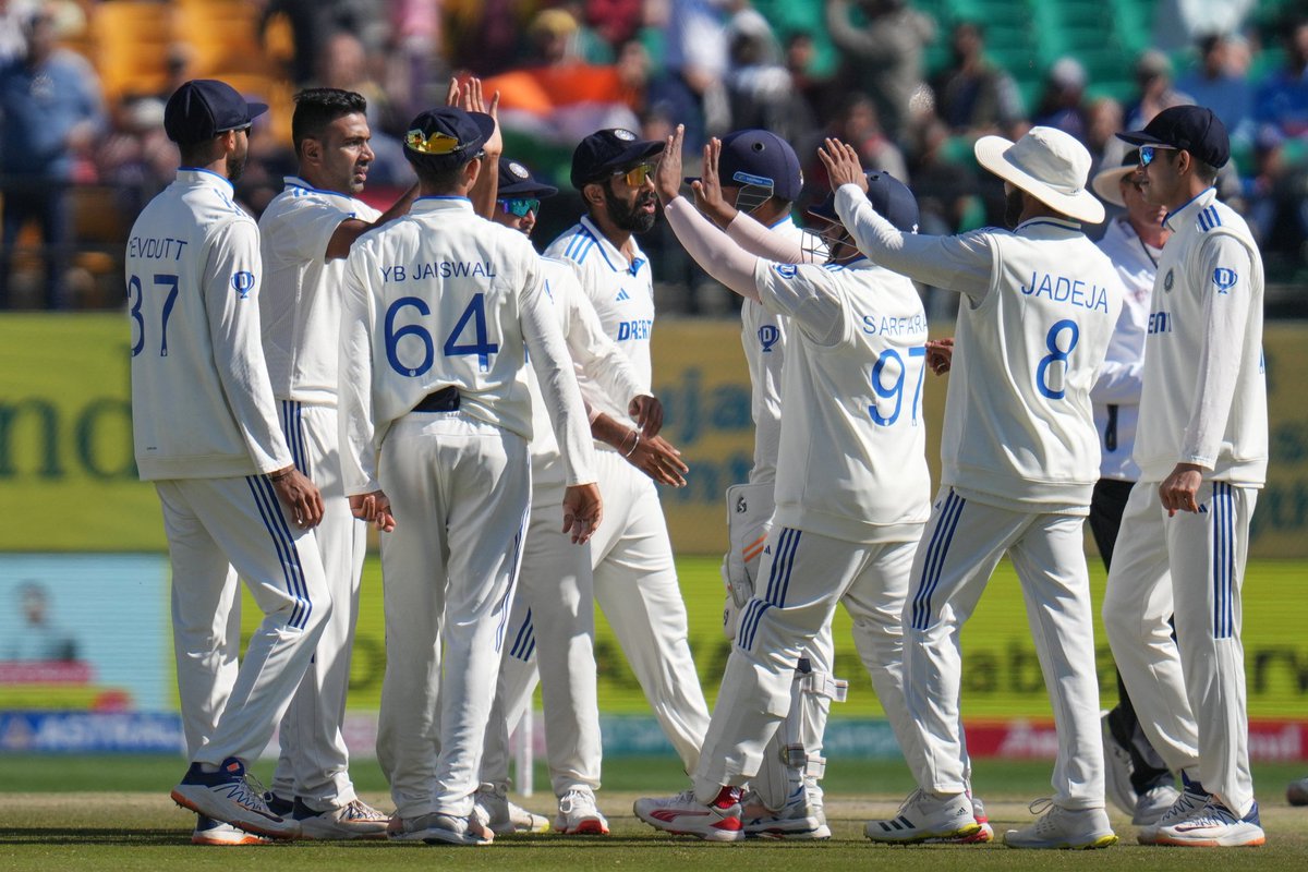Despite losing the first Test, #TeamIndia bounced back impressively to clinch the series with a comfortable 4-1 scoreline. Throughout the series, the team has capitalised on every opportunity presented to them. @imkuldeep18 and @ashwinravi99's outstanding performances were