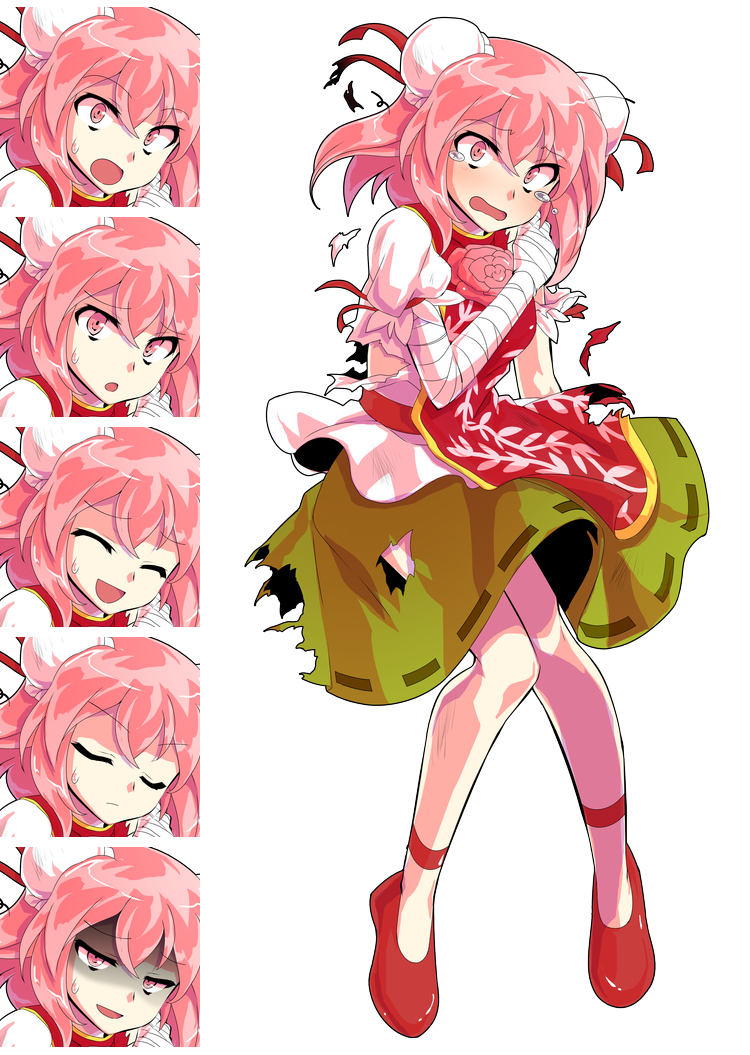 やられ華扇立ち絵 差し替え / はるか さんのイラスト #nicoseiga