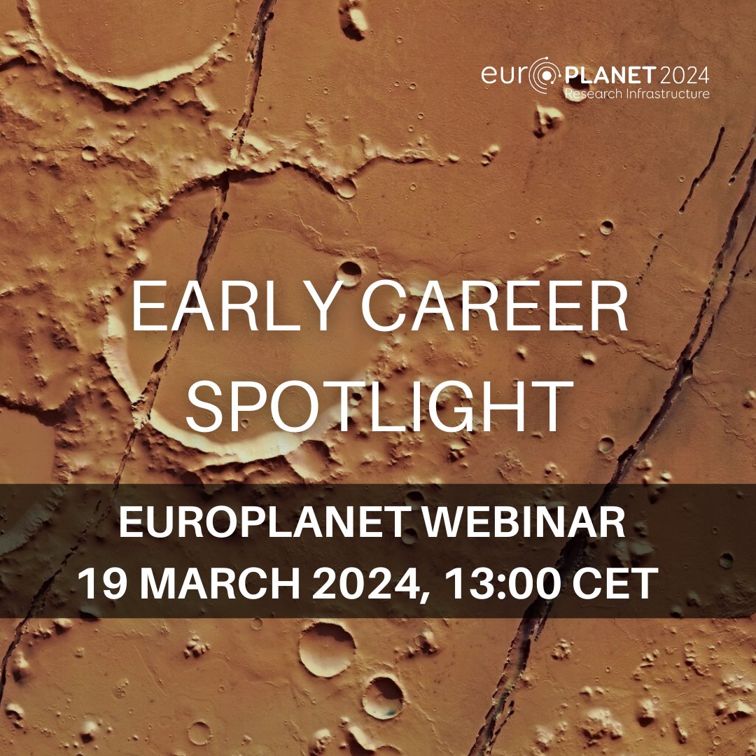 Europlanet Webinar! With @DerekPolowyj (@EdenScottLtd), Joanne Oliver (@SpaceCareersUK) and @RossCrosbyEvona (Innoforge), we aim to provide with practical tips and contacts to help early career scientist to take next career step. Join us on 19th March at 13:00 CET! @epec_epn
