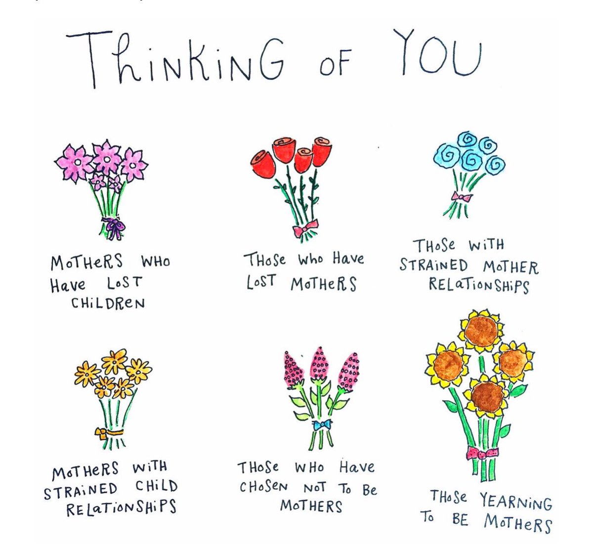 This weekend we are thinking of you:

🌸💕 #MothersDay 

sueryder.org/grief-support/…
