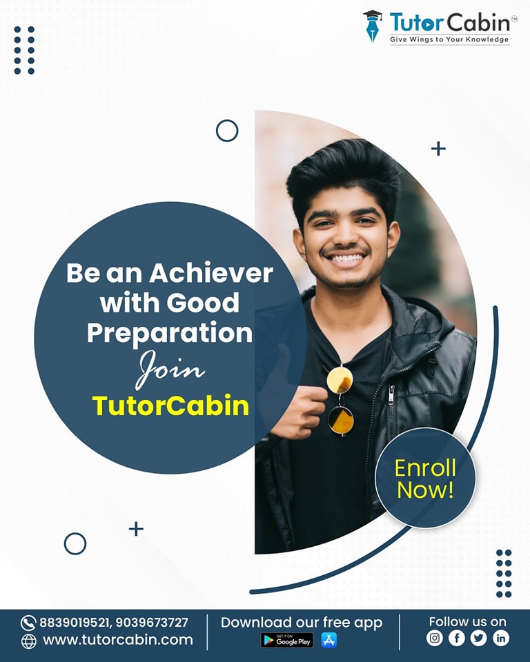 Transform #aspirations  into #achievements  with #TutorCabin 📷📷
For more details, contact:
📷9039673727 or 8839019521
.
.
.
#KnowledgeIsPower #TutoringServices #EducationForAll #TutorCabin #educationalresources #examsuccess #ExamPreparation #hometutoring #HomeTuitionServices