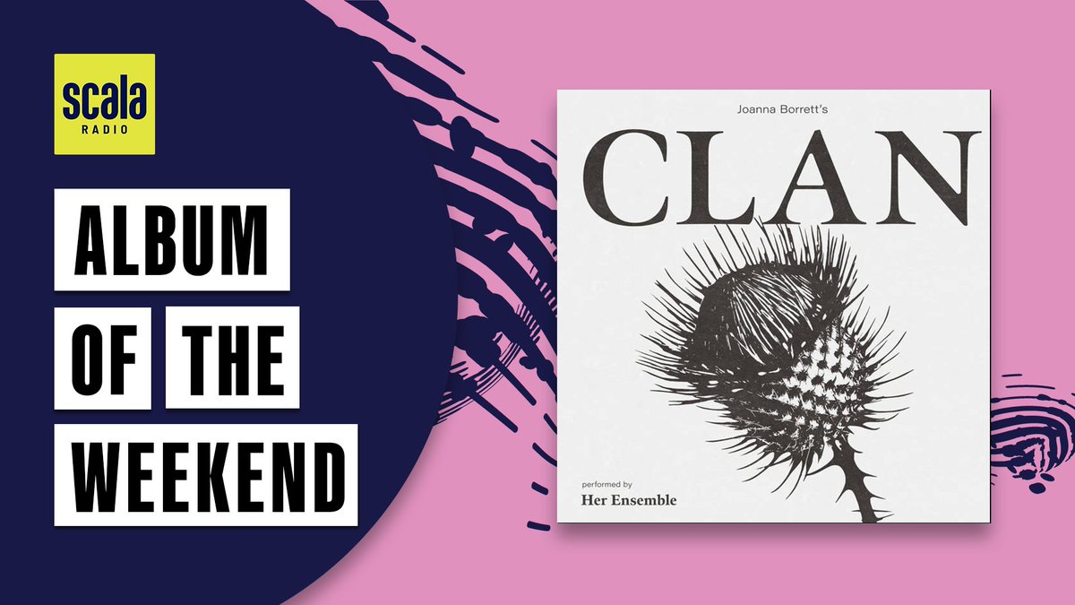 Magic Classical (@scalaradio) on Twitter photo This weekend, our #AlbumOfTheWeekend is 'Clan', which was composed by Joanna Borrett and performed by recent #ScalaSession guests, Her Ensemble!
Keep listening across the week to hear tracks from Joanna's new album!
| <a href="/her_ensemble/">Her Ensemble</a> #JoannaBorrett | This weekend, our #AlbumOfTheWeekend is 'Clan', which was composed by Joanna Borrett and performed by recent #ScalaSession guests, Her Ensemble!
Keep listening across the week to hear tracks from Joanna's new album!
| <a href="/her_ensemble/">Her Ensemble</a> #JoannaBorrett |