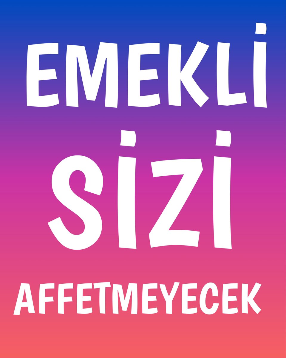 Emekli perişan geçinemiyor
Geçinemiyoruz 
#KızgınEYTliAffetmiyecek
#EmekliSandıktaAffetmeyecek