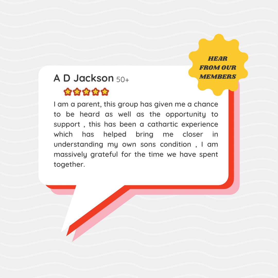 📣 Hear from our members 📣
.
.
#mossley #ASD #nuerodiversity #tameside #saddleworth #socialclub