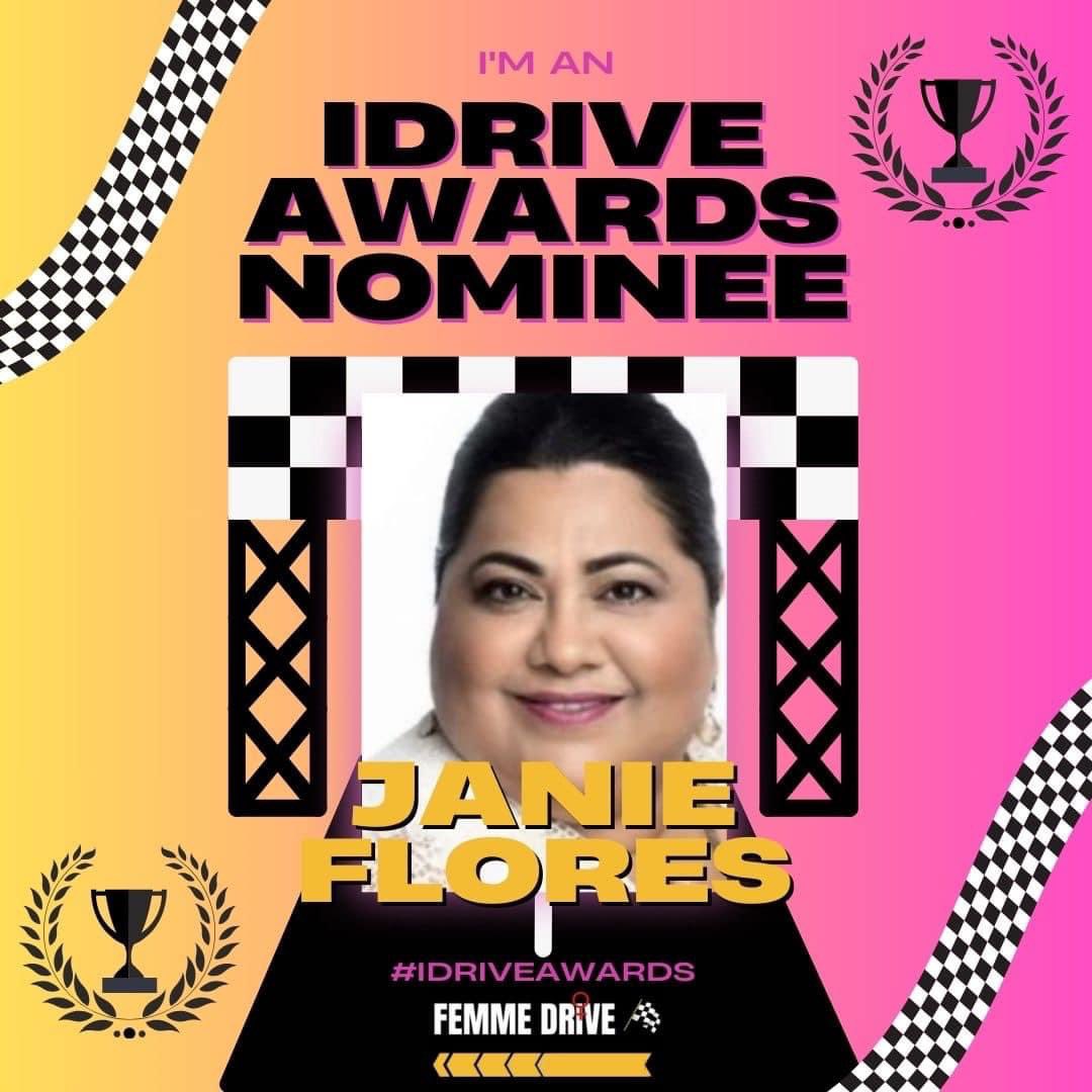💃🏽 #HappyInternationalWomensDay ThkU <a href="/femmedrive/">femmedrive</a> for the IDrive nomination. An honor to be among heavy hitters who have made  the auto industry more inclusive for women. Congrats to all the nominees!🏎️

#autochica #JanieFloresLive #BuenaVidaMedia #DamaDeLincoln #FemmeDrive