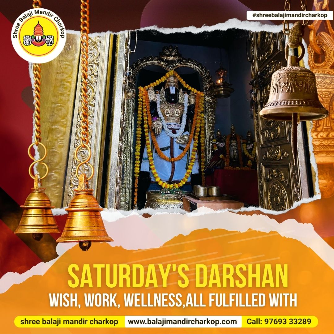 balajicharkop's tweet photo. Visit the Sri Balaji Temple for a Saturday Darshan and allow yourself to renew your spirit in the presence of Lord Venkateswara. 
#govindagovinda #venkateshbhat #Saturday  #spirituality #Peace #Divine #GodBless #Blessings  #wishes #lifequotes #SaturdayVibes #balaji #kandivali https://t.co/KNXn6hdJTs