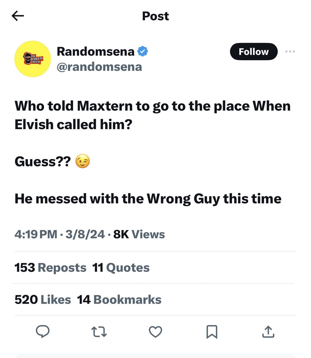 raosahab63's tweet photo. So Random Sena had done full planning to malign #ElvishYadav image and forced Maxtern to go to the place when Elvish just called him.Random also threatened him earlier so may be again he's threatening Maxtern to satisfy his personal grudges with Elvish @gurgaonpolice @DelhiPolice https://t.co/pN9LPbFU5I