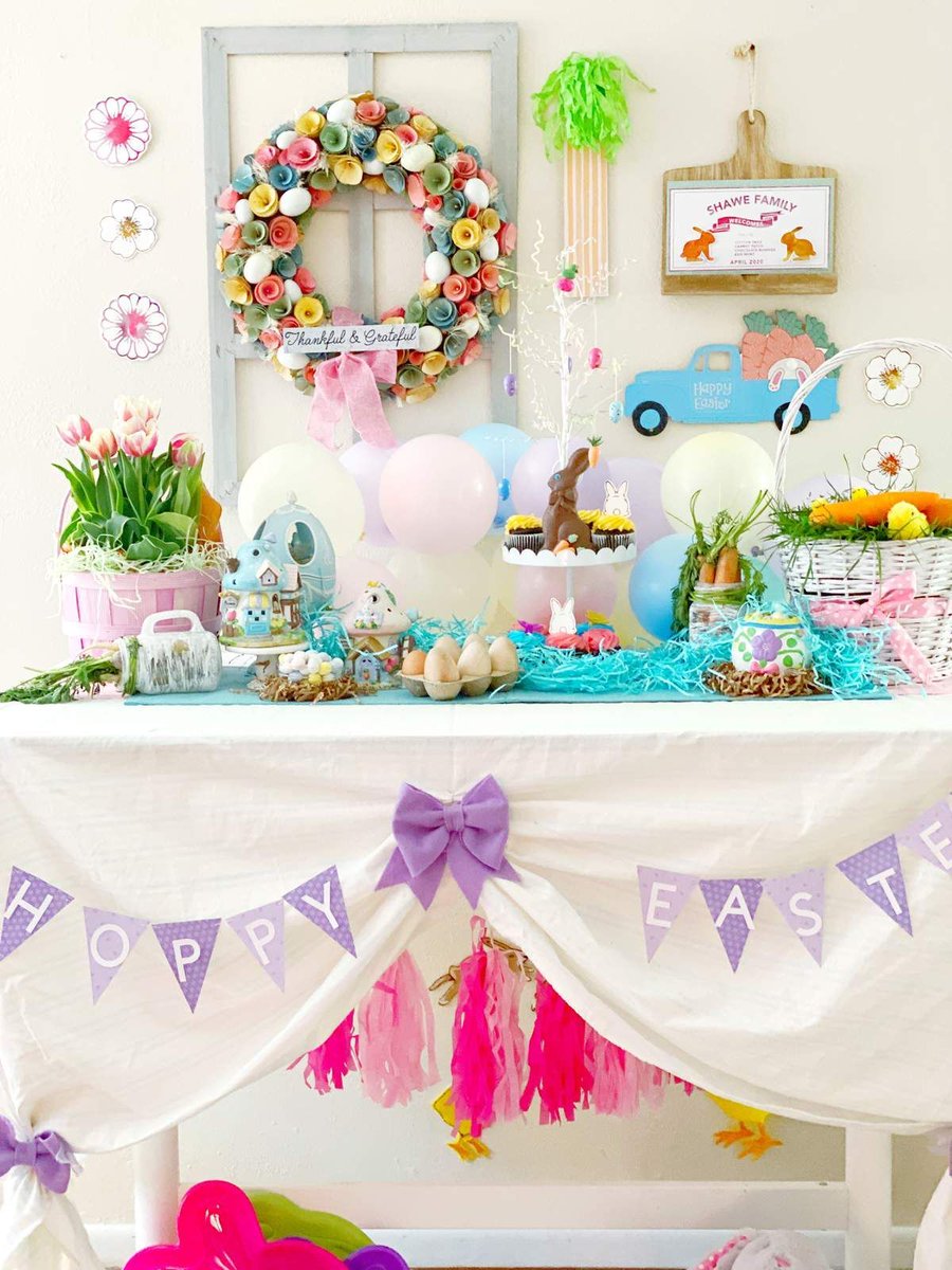 catchmyparty's tweet photo. Don't miss this impressive pastel Easter party! The dessert table is so pretty! https://t.co/zqlCbQdeoJ #catchmyparty #partyideas #easter #easterparty #pasteleaster https://t.co/IpXjC3yeL8
