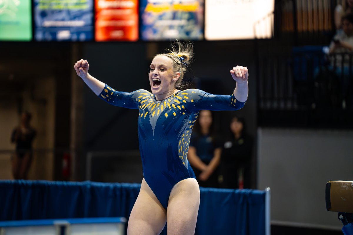 ucdavisgym's tweet photo. 𝐁𝐑𝐄𝐀𝐊𝐈𝐍𝐆 𝐑𝐄𝐂𝐎𝐑𝐃𝐒 🤩

You’re looking at your new ALL-TIME RECORD HOLDER for individual score on beam with a 9.950 🤯🤯🤯

#GoAgs | @ucdavisaggies https://t.co/xQ8fiUexUo