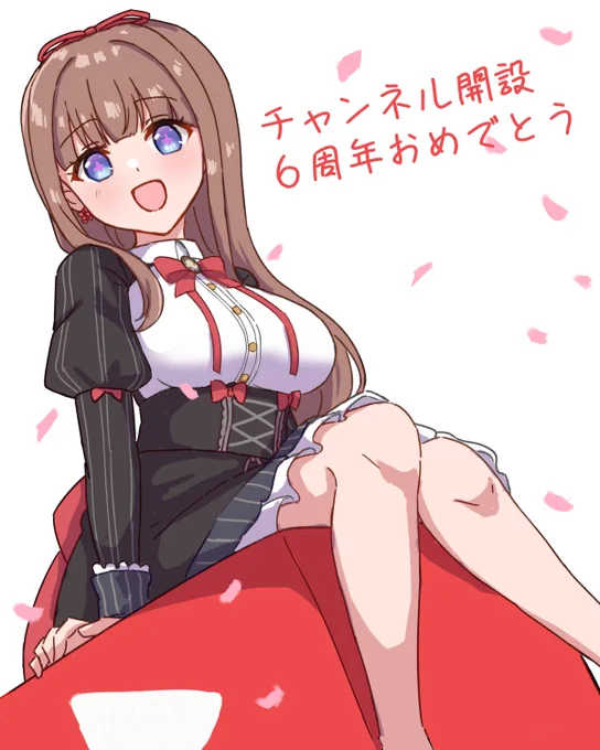 チャンネル開設6周年おめでとう!! いつもかわいいちえりちゃんに感謝!!#ちぇり絵 