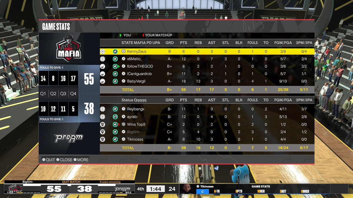 Why Not Us (@wnu2k) on Twitter photo Ggs to <a href="/StatusQuo2k/">STATUS QUO GAMING</a> as we advance to the Finals of <a href="/MPBA2K/">MPBA</a> Open!
6๏ธโฃ PG: <a href="/x6Mello/">mel</a>
๐บ๐ธ SG: @KennyZeus_
๐ SF: @followTHEGOD_
๐บ PF: <a href="/Cantguardrob__/">Hukuna matate ๐ง๐ฝโโ๏ธ</a>
๐จ๐ฟโ๐พ C: <a href="/BabyVergiI/">verg๐จ๐ฟโ๐พ</a>
๐คต๐ฝHC: <a href="/whiteeditz/">white โ๏ธ</a>
Powered By: <a href="/Statemafia23/">State Mafia Gaming</a>
<a href="/TooColdOrg/">TooCold Org โ๏ธ</a> Ggs to <a href="/StatusQuo2k/">STATUS QUO GAMING</a> as we advance to the Finals of <a href="/MPBA2K/">MPBA</a> Open!
6๏ธโฃ PG: <a href="/x6Mello/">mel</a>
๐บ๐ธ SG: @KennyZeus_
๐ SF: @followTHEGOD_
๐บ PF: <a href="/Cantguardrob__/">Hukuna matate ๐ง๐ฝโโ๏ธ</a>
๐จ๐ฟโ๐พ C: <a href="/BabyVergiI/">verg๐จ๐ฟโ๐พ</a>
๐คต๐ฝHC: <a href="/whiteeditz/">white โ๏ธ</a>
Powered By: <a href="/Statemafia23/">State Mafia Gaming</a>
<a href="/TooColdOrg/">TooCold Org โ๏ธ</a>