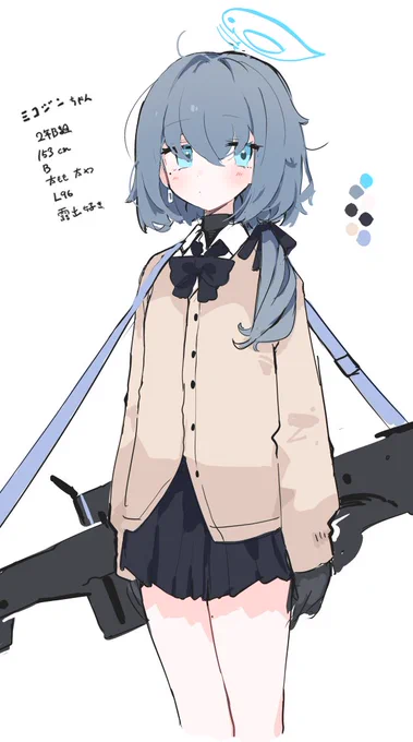 2年B組 ミコジンちゃん 身長…153cm 髪…青くてふわふわ 目…緑で涼しげ 得意科目…保健体育 バスト…B 特徴…香水つけすぎ 性格…がんばりや。 