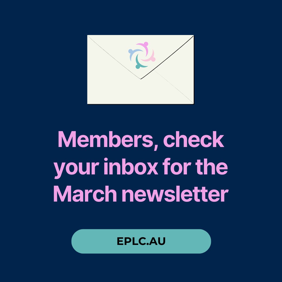 Members, be sure to check your inbox for our latest newsletter. 📩

Not a Member? If your organisation is interested in getting involved, let us know: eplc.au/contact

We advocate for improved care and support for people affected by early pregnancy loss (#miscarriage).