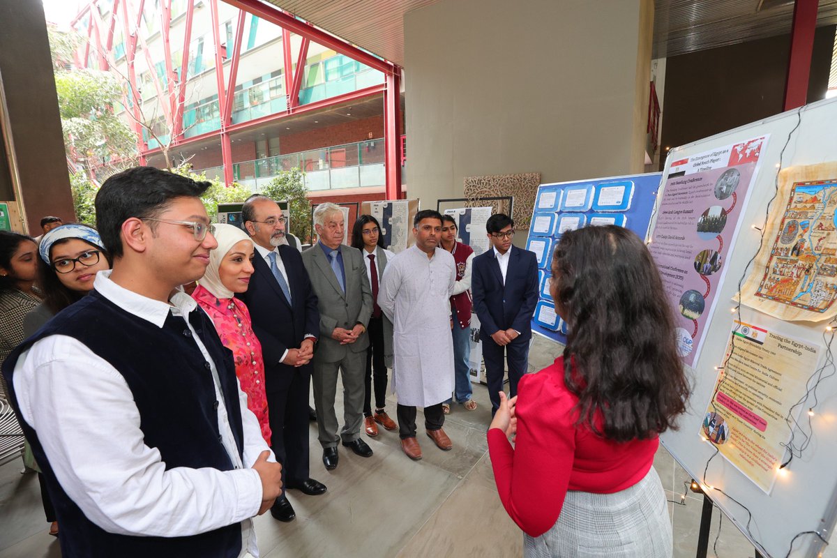 @JSIAJindal's @JCGS_JSIA is celebrating a #GlobalSouth week on the campus of @JindalGlobalUNI, with a series of competitions, exhibitions and intellectual exchanges on South-South Cooperation. The Ambassador of #Egypt inaugurated this stimulating event on developing countries.👏