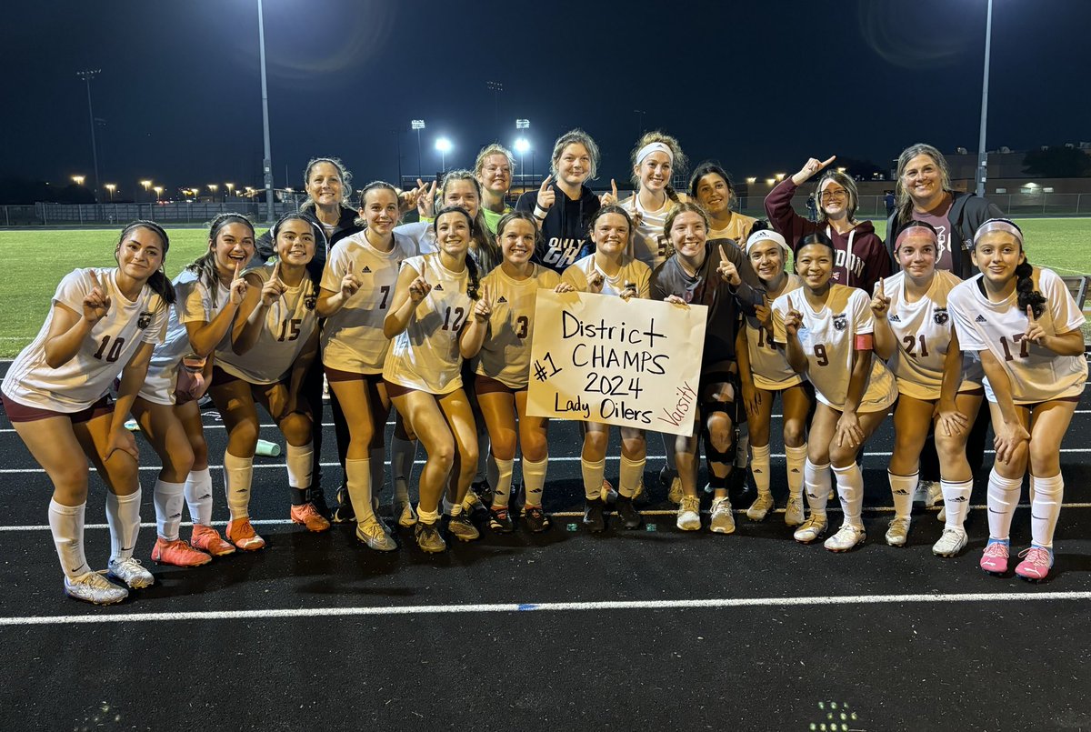 All three teams wrapped up district play with a win. For the first time in program history, all three teams are DISTRICT CHAMPS! 🏆⚽️🏆