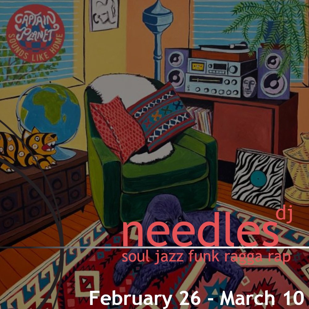 Needles' Bag for Feb 26-Mar 10
.
open.spotify.com/playlist/1TNlq…
.
@YussefDayes @TomMisch
#JohnCarrollKirby
@Fantasy15x
#ASavage
#LesImprimes #MortenMartens
@BlackPumasMusic @adrianmquesada
#CaptainPlanet @ChuckWild