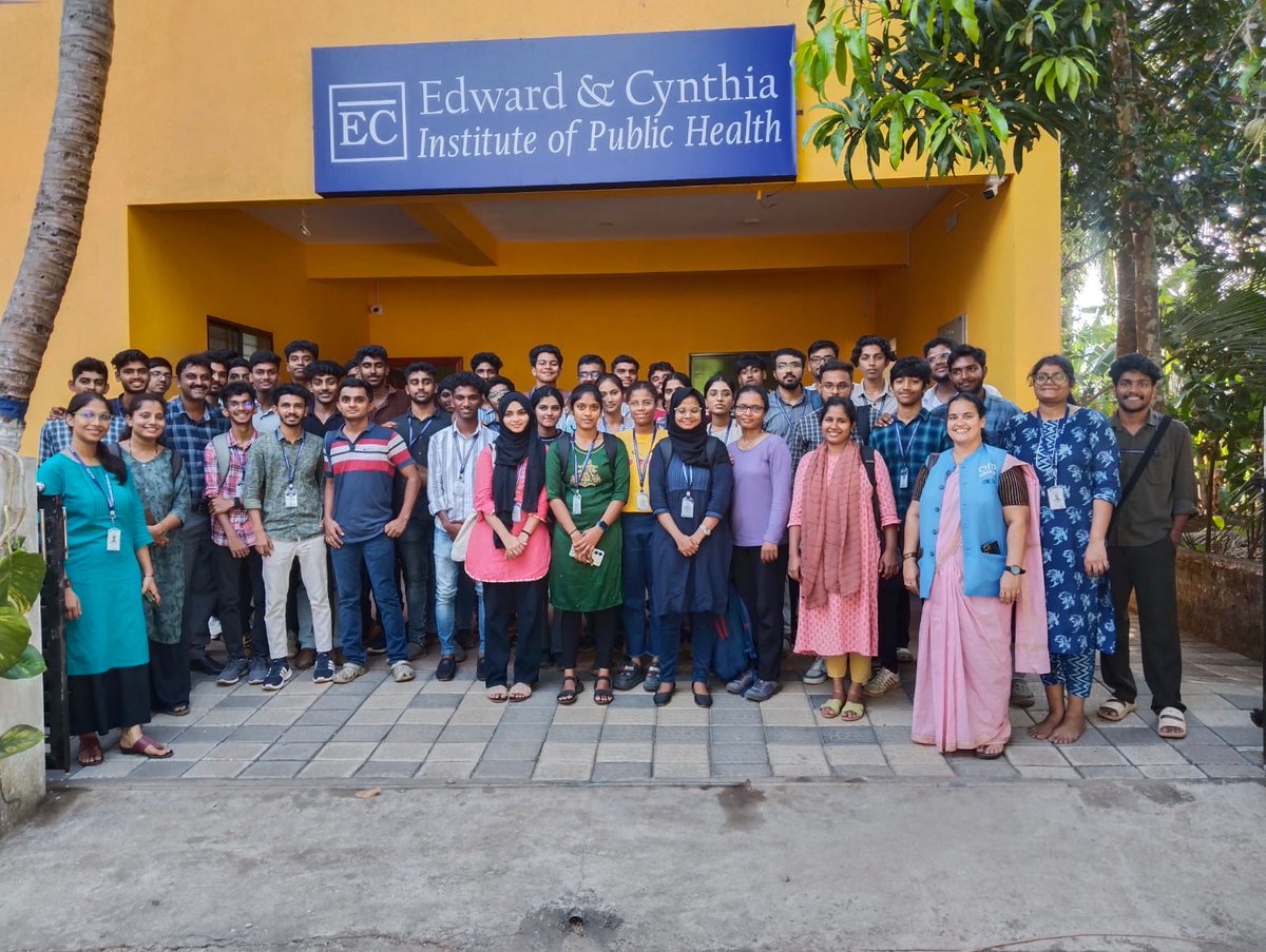 St. Aloysius students visit #ECIPH under 'SAHAYA' program and involve in community health survey. #eciphofficial #food #PublicHealth #research #CommunityDevelopment #Tobacco #education #masterofpublichealth