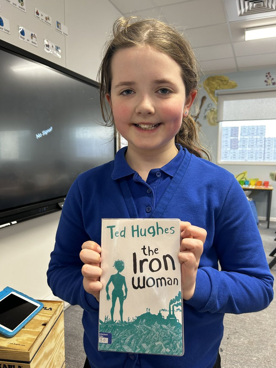 This P4 was very pleased with her book choice on #InternationalWomansDay ☺️