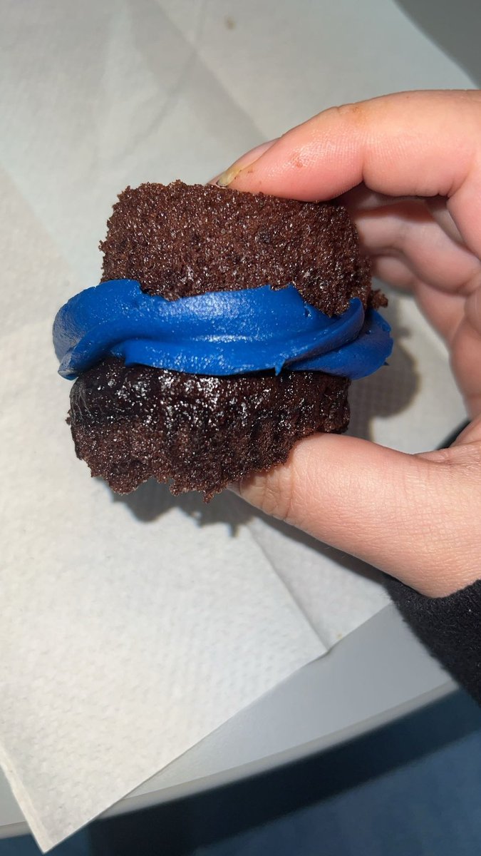 Wanted to start something on Twitter… soooo here’s how I eat a cupcake.. thoughts? 🤨