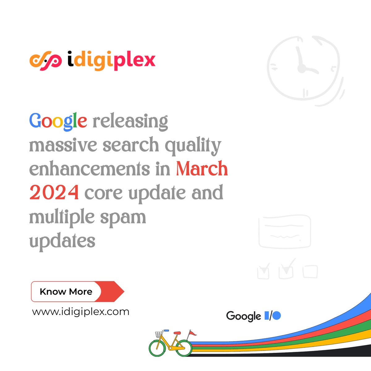 idigiplexinfo's tweet photo. 🎉 Google's unleashed game-changing updates! 🎉 
 Brace yourself for the March 2024 core update,  designed to slash unhelpful content by a whopping 40%! 🌟

#GoogleUpdate #March2024 #SearchQuality #SpamFree #ContentIsKing #StayRelevant #EthicalSEO #IDigiPlex #IDigiPlexInfotech https://t.co/IxBKSPYoCs