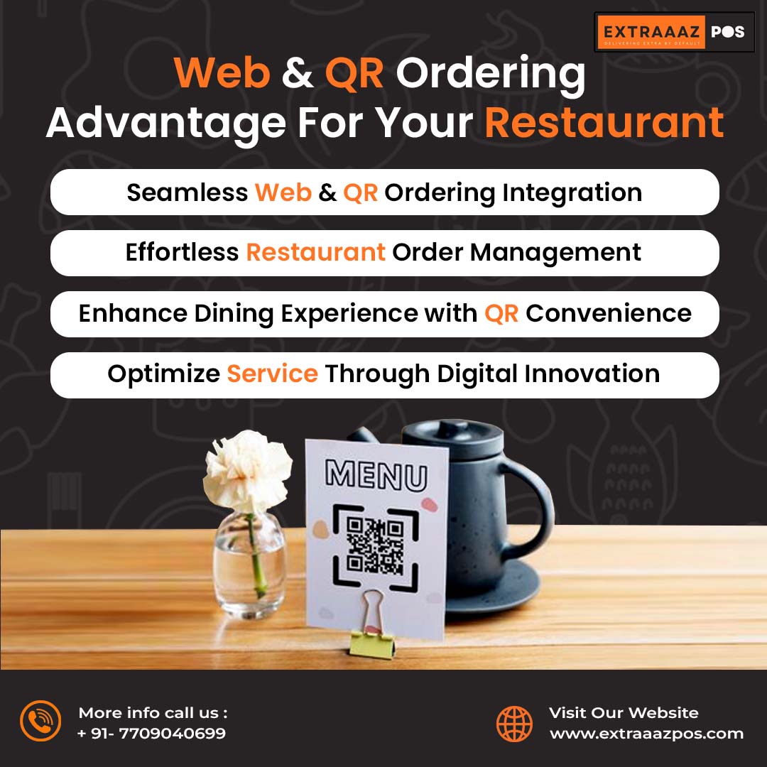 Extraaaz_'s tweet image. Revolutionize your restaurant experience with seamless web &amp;amp; QR ordering integration for effortless order management and enhanced dining convenience.
.
.
.
#webordering #possoftware
.
.
#RestaurantManagement #HotelManagement #HospitalityIndustry #RestaurantTech #HotelTech
