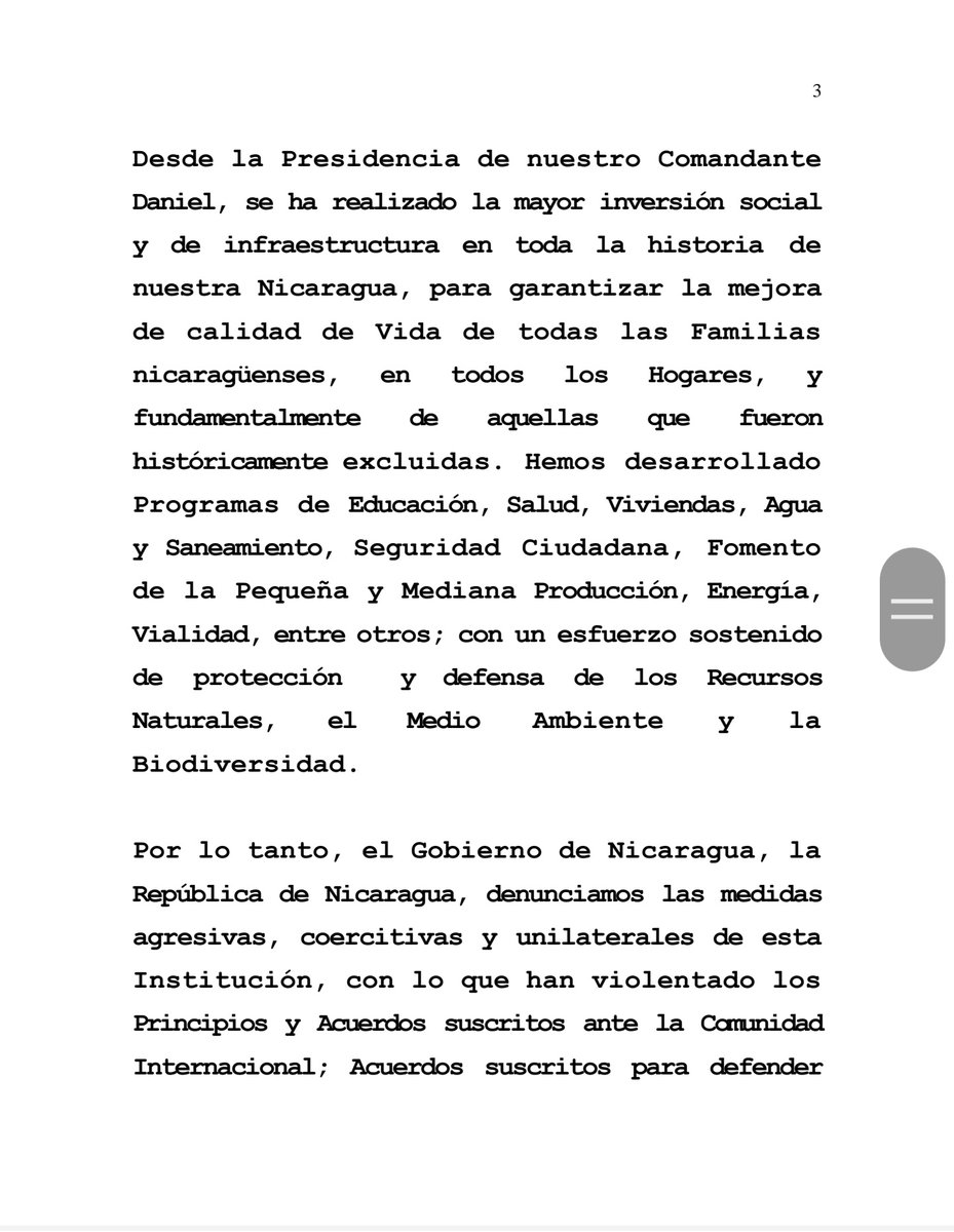 danilochang's tweet image. #NICARAGUA 
#NOTAPRENSA

Posición de Nicaragua ante la Agresion del Secretariado General del Fondo Verde del Clima al cancelar el programa Bioclima. 

#Bioclima
#FondoVerde 
#PueblosOriginarios 
#PueblosAfrodescendientes