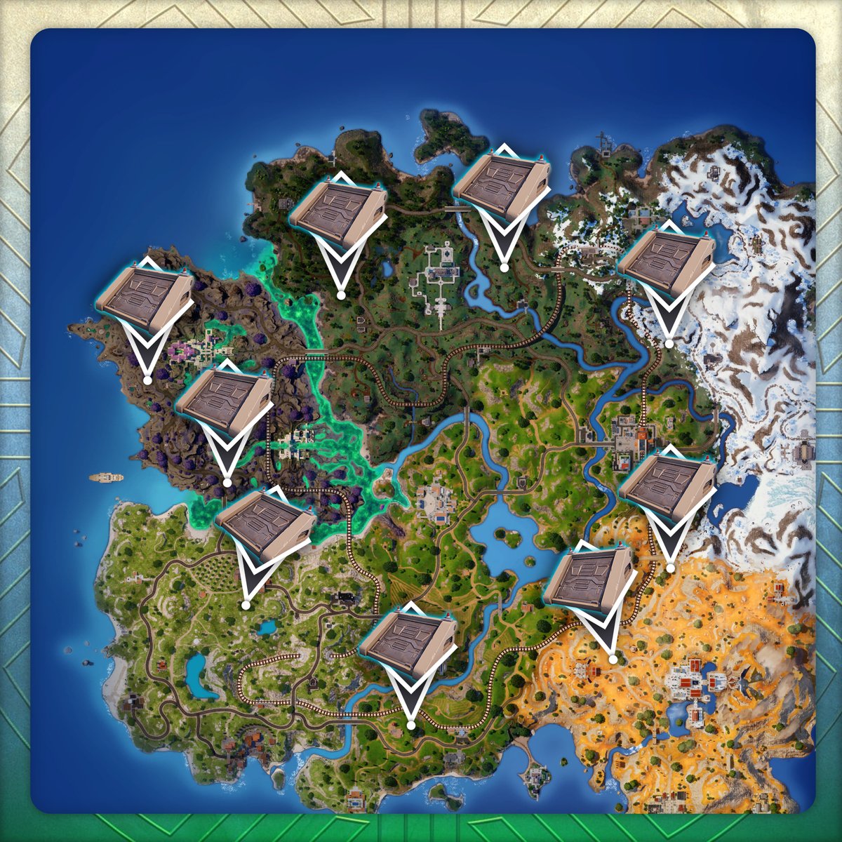 All 9 Bunker Locations!