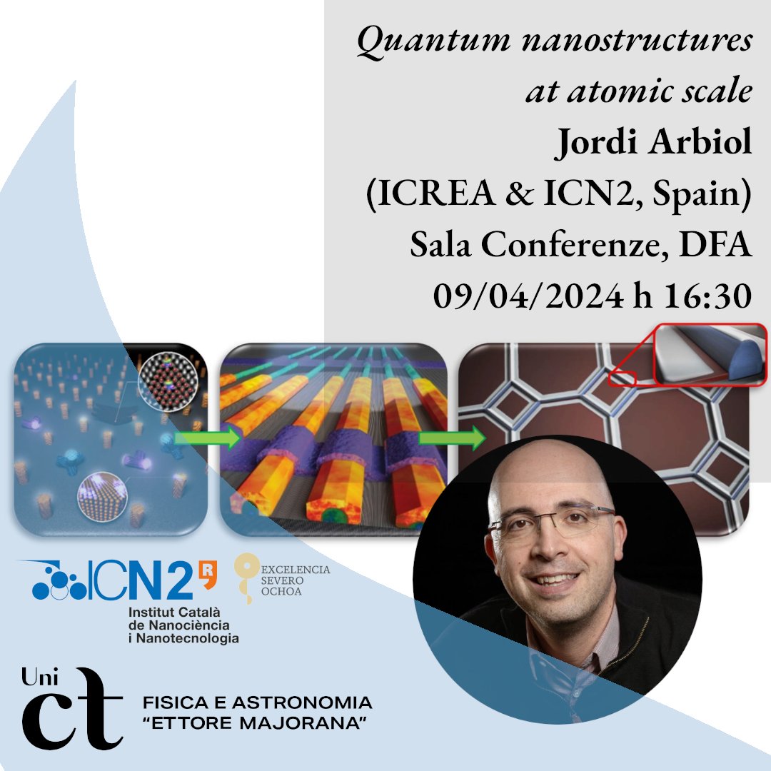DFA UniCT (@dfaunict) on Twitter photo Prof. Jordi Arbiol <a href="/jarbiol/">Jordi Arbiol 🔬😉</a> #ICREA <a href="/icn2nano/">Catalan Institute of Nanoscience & Nanotechnology</a> #CSIC on "Quantum #nanostructures at atomic scale" at #DFA on April 9 #SaveTheDate 👉 dfa.unict.it/it/content/qua… Prof. Jordi Arbiol <a href="/jarbiol/">Jordi Arbiol 🔬😉</a> #ICREA <a href="/icn2nano/">Catalan Institute of Nanoscience & Nanotechnology</a> #CSIC on "Quantum #nanostructures at atomic scale" at #DFA on April 9 #SaveTheDate 👉 dfa.unict.it/it/content/qua…