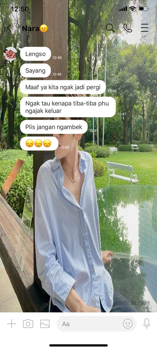 MARIA_290805's tweet photo. #Pondleng #OhmLeng one Tweet au
"Gimana si kalau pond&leng selingkuh dibelakang ohm&phuwin"
Dari au pondleng https://t.co/h4zoLJw6dU